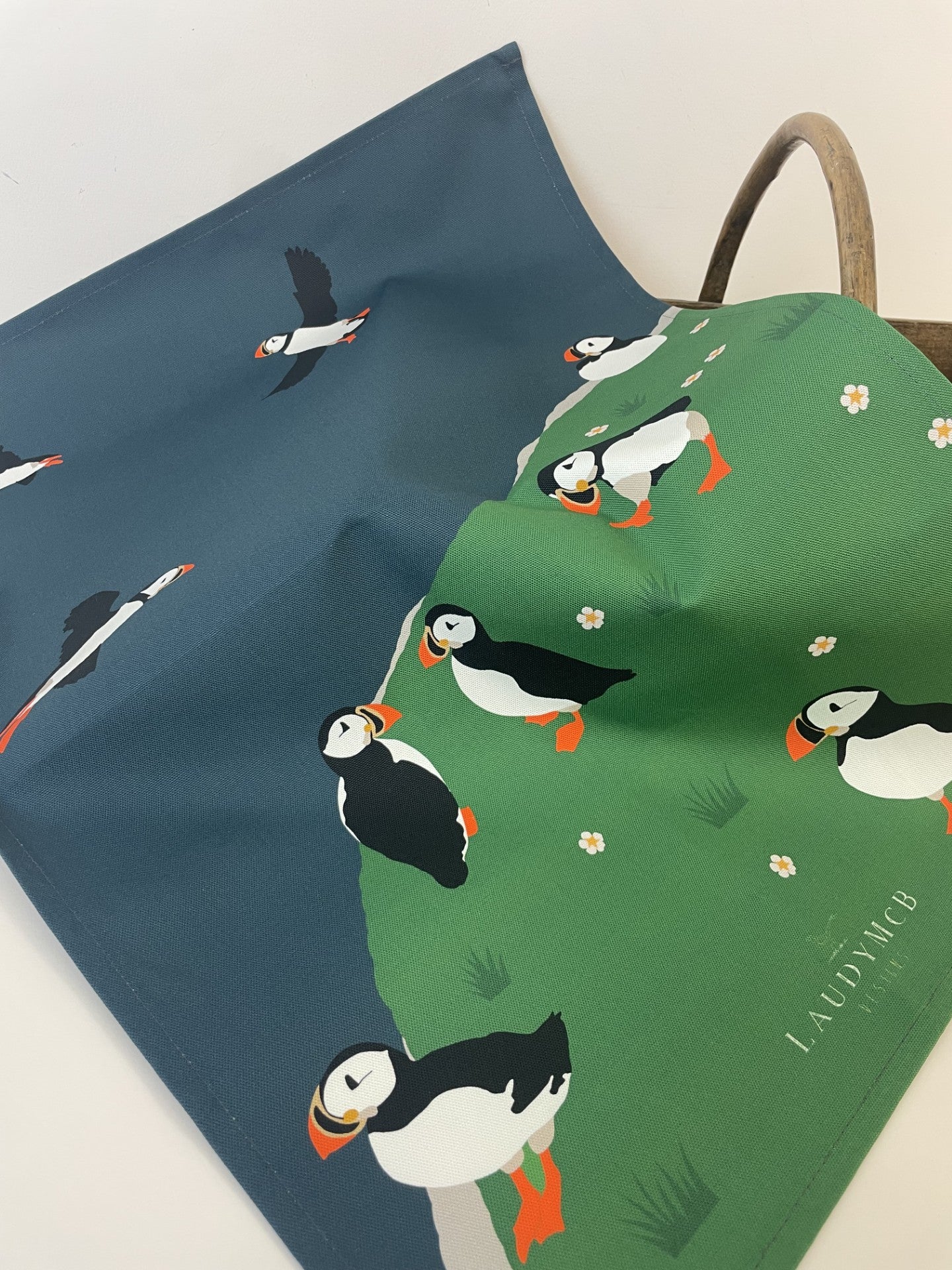 Pedro Puffin Tea towel