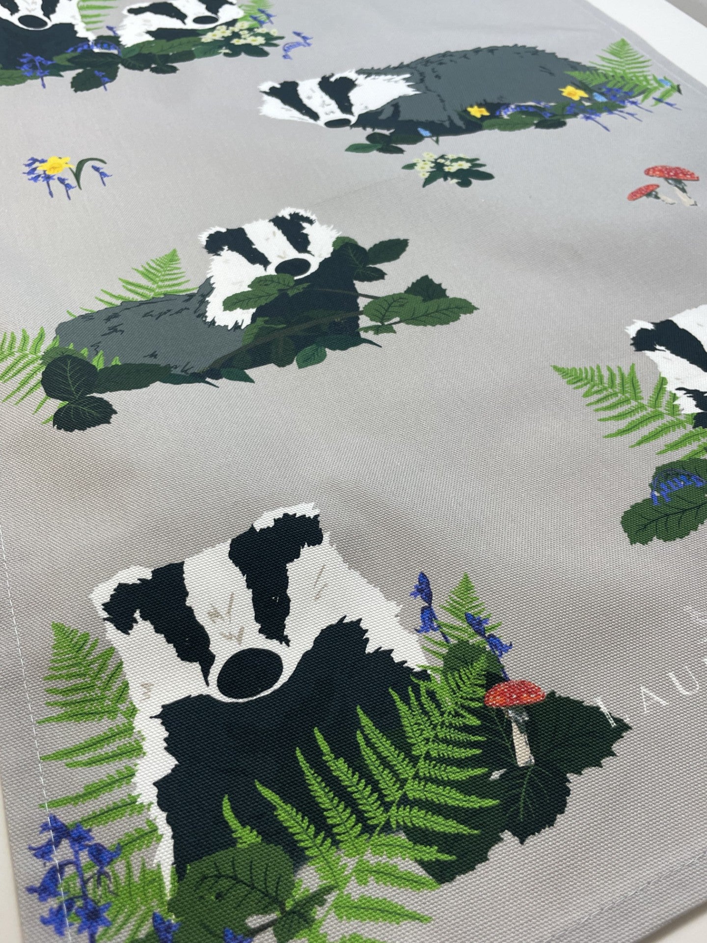 Barnaby Badger Tea towel