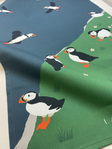 Pedro Puffin Tea towel