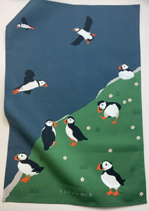 Pedro Puffin Tea towel