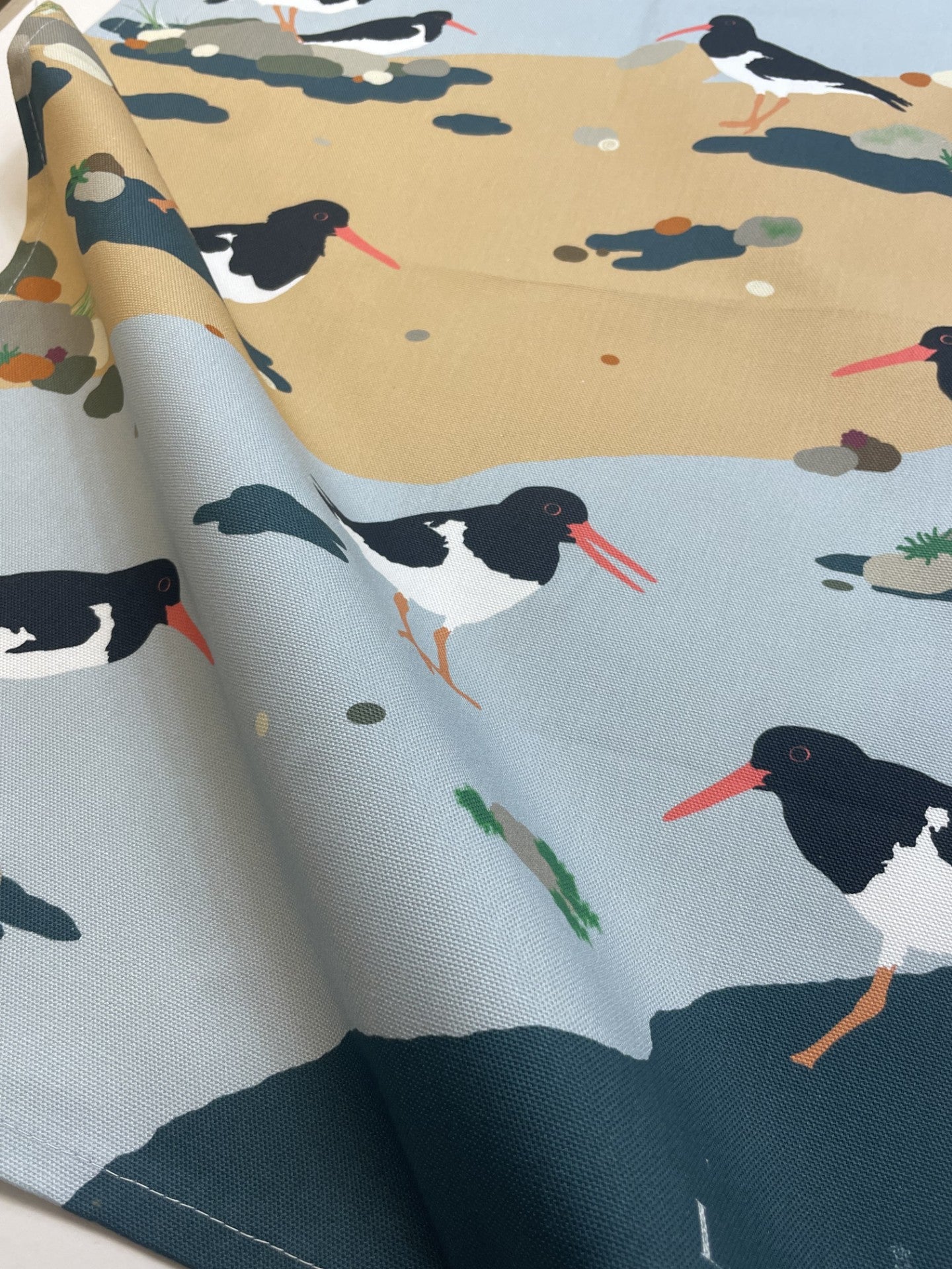 Oyster Catcher Tea towel