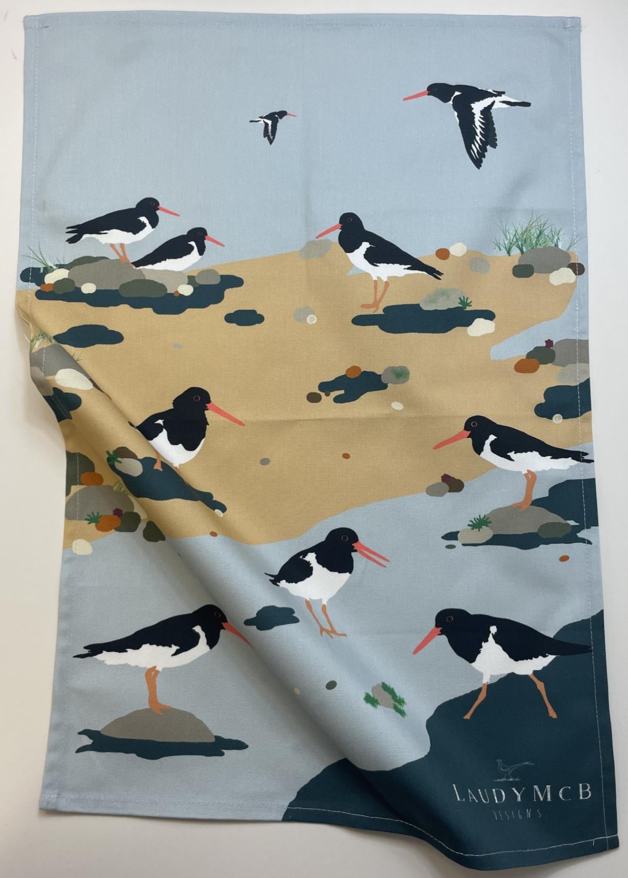 Oyster Catcher Tea towel