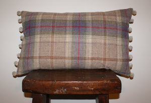 POM Lavender Tweed Cushion Cover