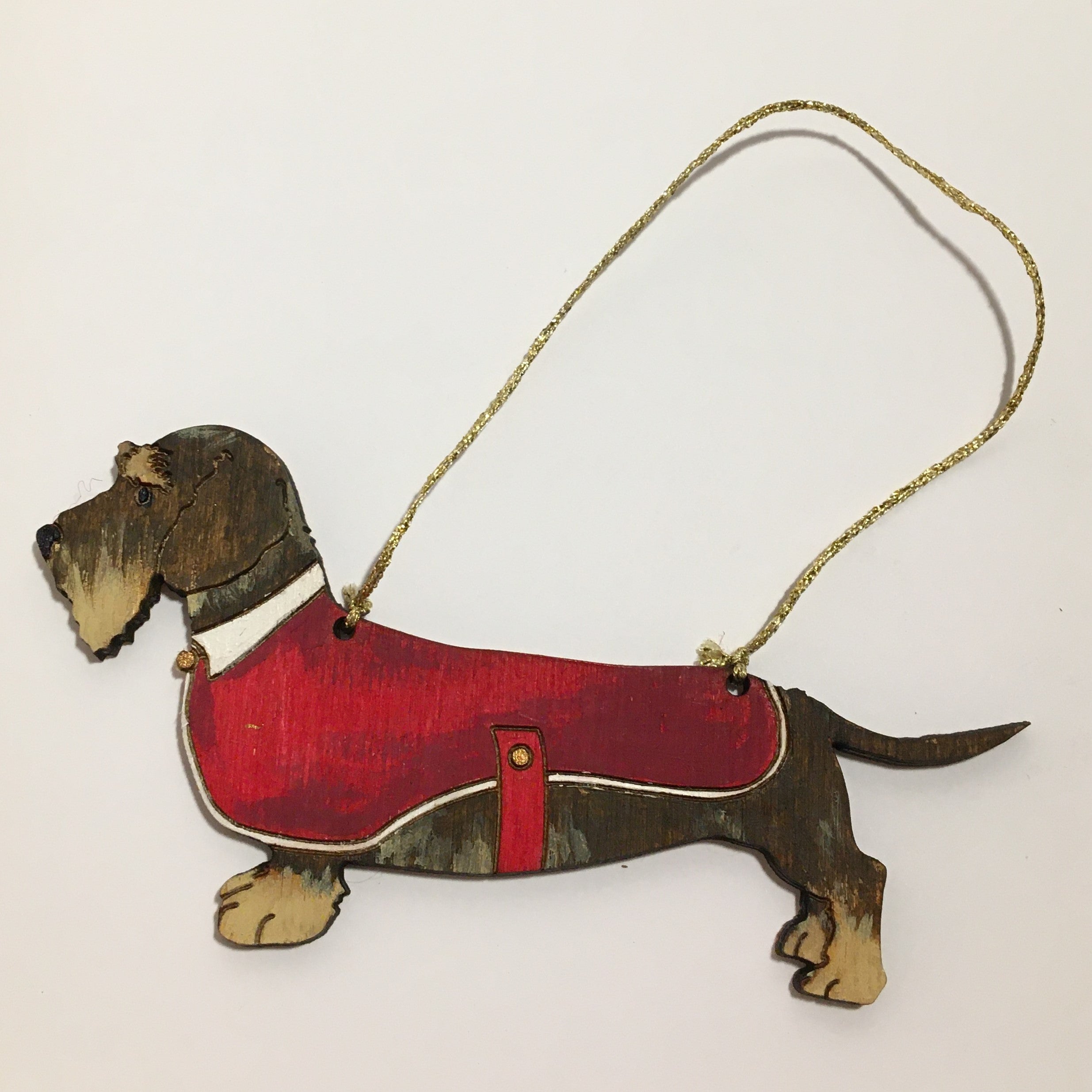 Rupert the wire haired Dachshund Decoration