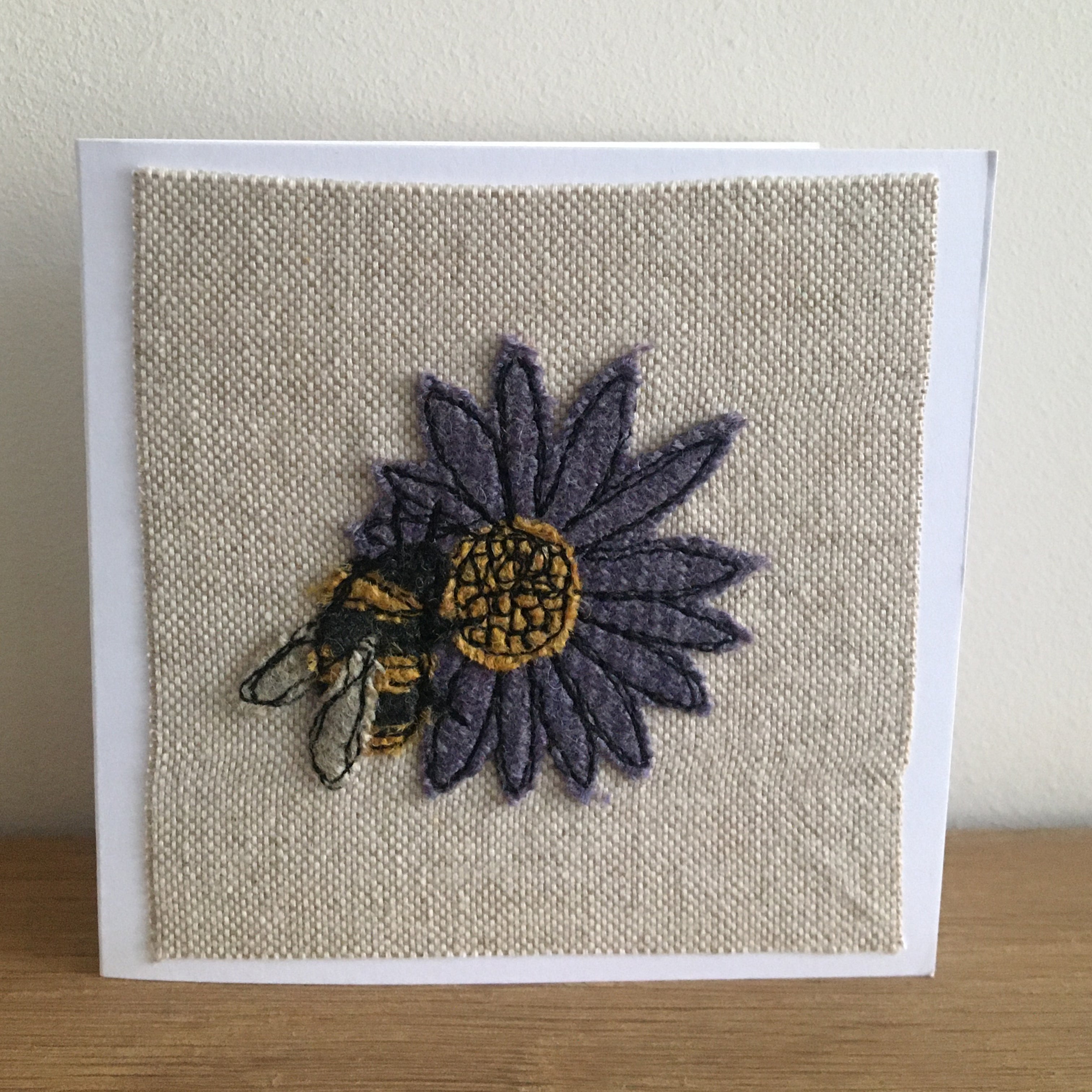 BUMBLE Bee Stitched Card