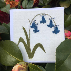 Bluebell Stitched Card