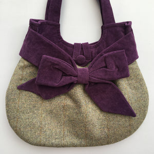 GRACIE Country Tweed Bow Bag