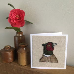 GREGORY Pheasant Stitched Card